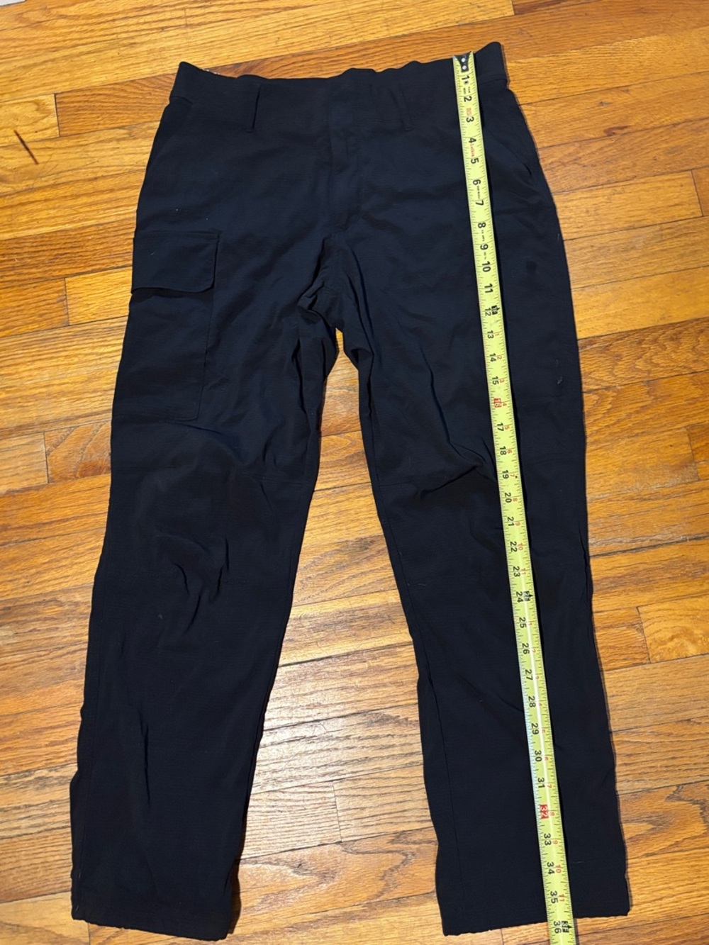 Athleta Black Women's tech Pants with Cargo Pocket - Picture 6 of 9
